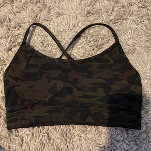 Alphalete Camo Infinity Sports Bra